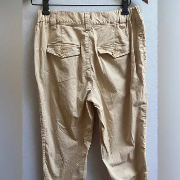 TWIK par Simons organic cotton beige lightweight  trouser pants Sz S - Picture 5 of 10